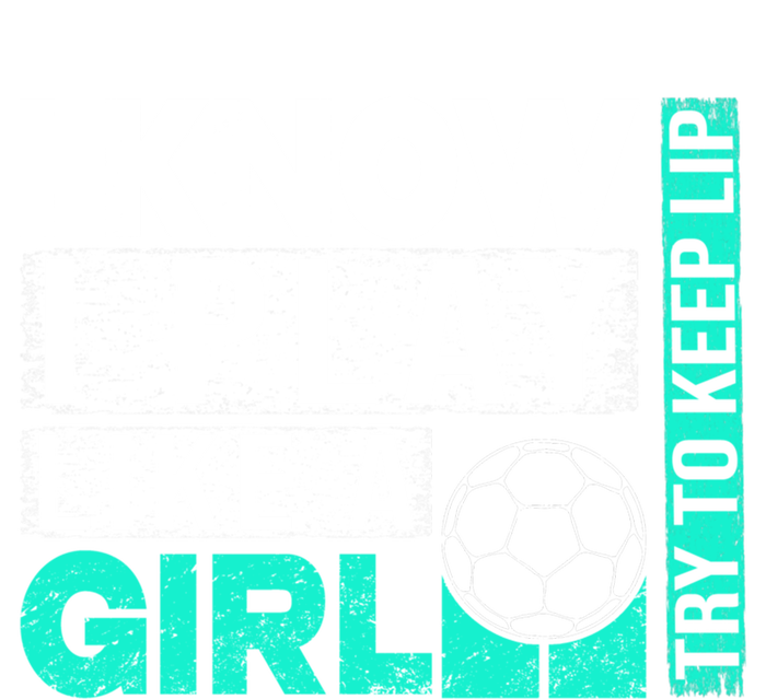 I Know I Play Like A Try To Keep Up Funny Soccer Cute Gift Valucap Bio-Washed Visor