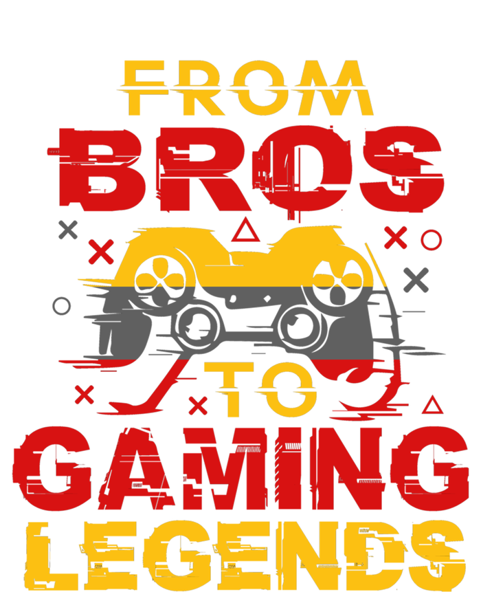 Funny Gamer Brother Video Games Brothers Sons Vintage Gift T-Shirt