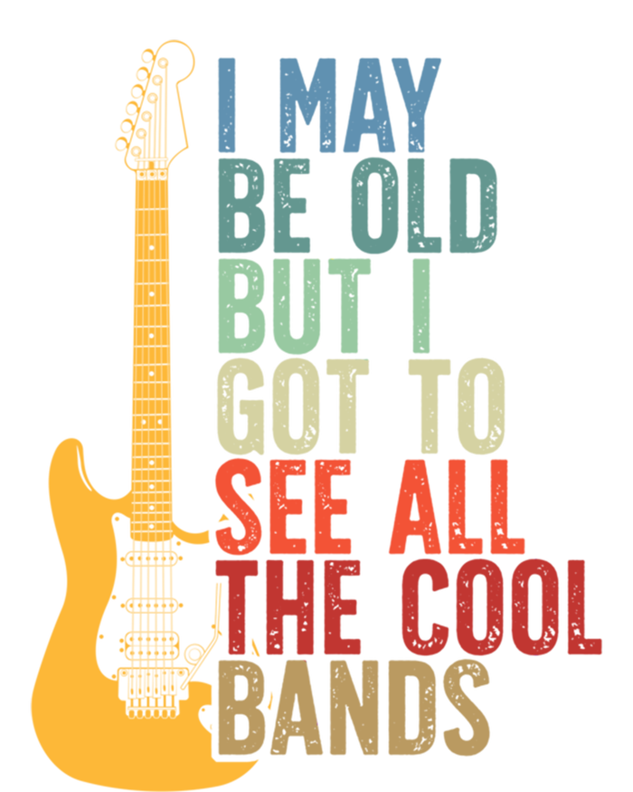 I May Be Old But I Got To See All The Cool Bands Retro Cute Gift Sustainable Beanie