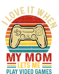 I Love It When My Mom Lets Me Play Video Games Vintage Gamer Gift Infant Baby Jersey Bodysuit