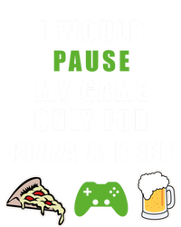 Funny Gaming Beer And Pizza Tee Gift Gamer Video Games Tee Meaningful Gift Sustainable Beanie