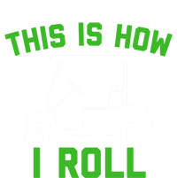 Funny Golfing Gift Golf Cart This Is How I Roll Meaningful Gift Women's Long Sleeve Flannel Pajama Set 