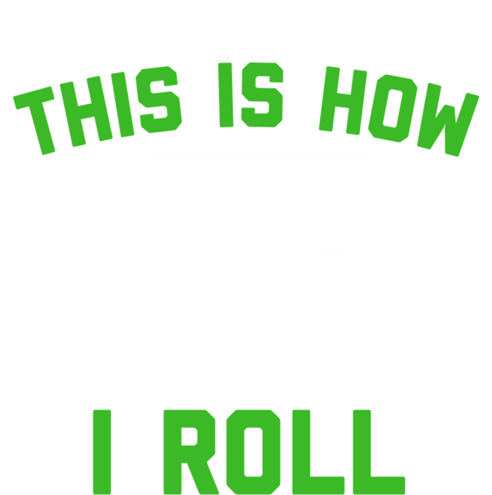 Funny Golfing Gift Golf Cart This Is How I Roll Meaningful Gift Women's Long Sleeve Flannel Pajama Set 