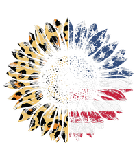 4th Of July Sunflower American Flag Leopard Funny Women Kids Tote Bag