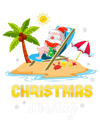 Christmas In July Santa Claus Beach Watermelon Gifts T-Shirt