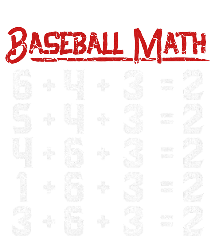 Baseball Math Double Play Kids T-Shirt