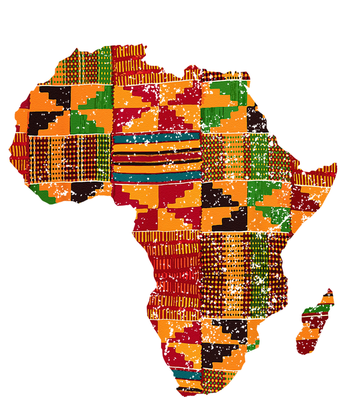 Cool Africa Map Kente Cloth Gift For Men Women African Lover Cooling Performance Crew T-Shirt