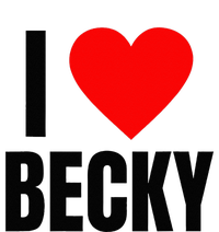 I Love Becky Name Personalized Women Heart BFF Friend Tank Top