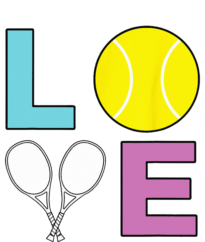 I Love Tennis Tennis Player Doggie Tank