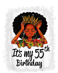 55 Years Old Black Melanin Wo Girl It's My 55th Birthday T-Shirt