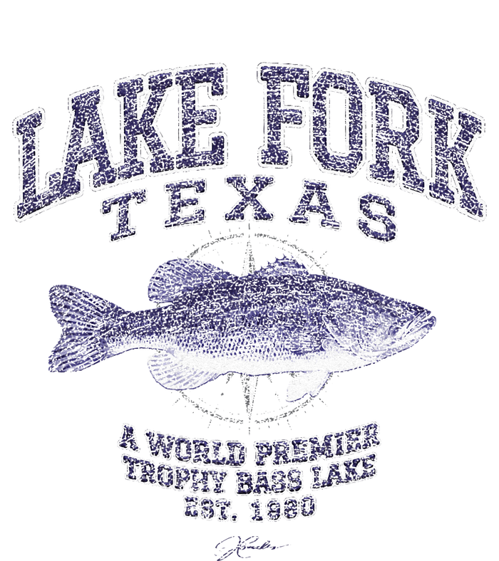 JCombs Lake Fork TX With Largemouth Bass Knit Cap Winter Beanie