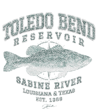 JCombs Toledo Bend Reservoir With Largemouth Bass Kids Sweatshirt