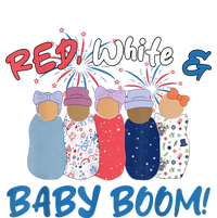 Funny Red White And Baby Boom Happy 4th Of July Nicu Nurse Performance Long Sleeve Polo