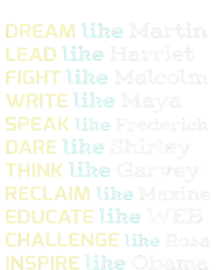 Dream Like Martin Inspirational Black History Influential Women's Fleece Hoodie