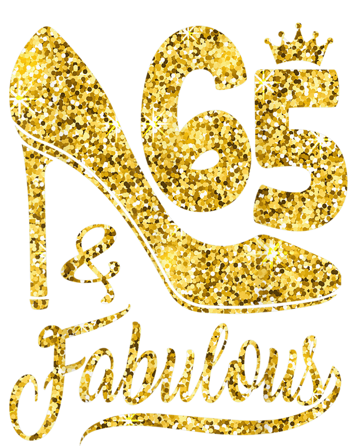 65 Years Old Gifts 65 & Fabulous 65th Birthday high heels T-Shirt