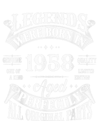 65th Birthday Tee Vintage Legends Born In 1958 65 Years Old T-Shirt