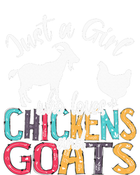 Cute Just A Girl Who Loves Chickens Goats Farmer Sweatshirt