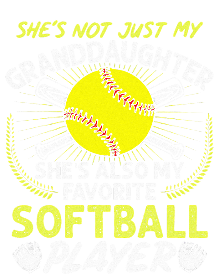 Funny My Granddaughter Shes Also My Favorite Softball Performance Fleece Hoodie