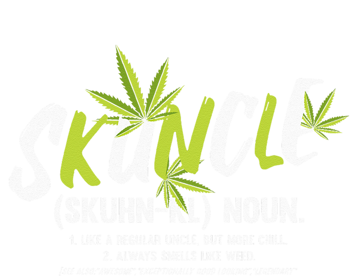 Funny Uncle Weed Smoker Skuncle Marijuana Uncle PosiCharge Competitor Tank