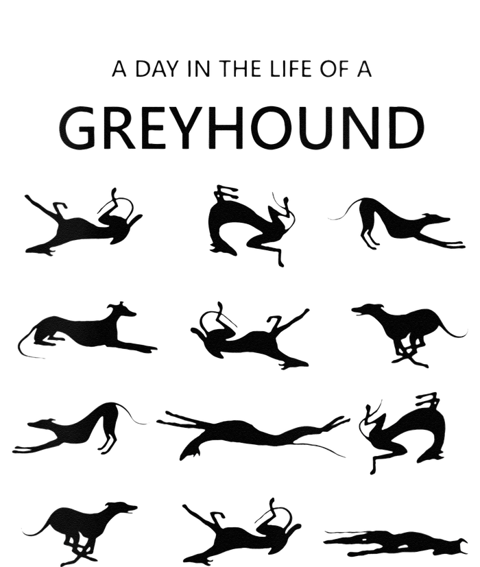 A Day In The Life Of A Greyhound Premium Crewneck Sweatshirt