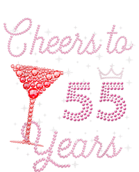 Cheers To 55 Years 55th Birthday 55 Years Old Bday T-Shirt