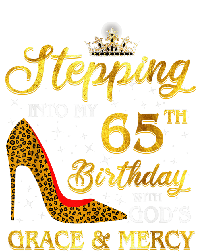 Stepping Into My 65th Birthday Present Gift Girl Wo 65 Year Old Premium T-Shirt