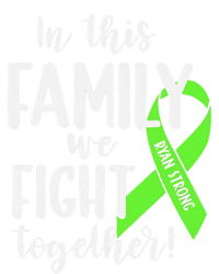 Lymphoma In This Family We Fight Together Team Cancer Lymphoma Ribbon Tall Hoodie