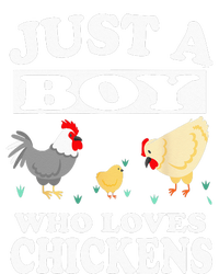 Just A Boy Who Loves Chickens Farm Chicken Gift Valucap Bio-Washed Visor