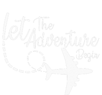 Let The Adventure Begin Inspirational Airplane Travel Mode Mousepad