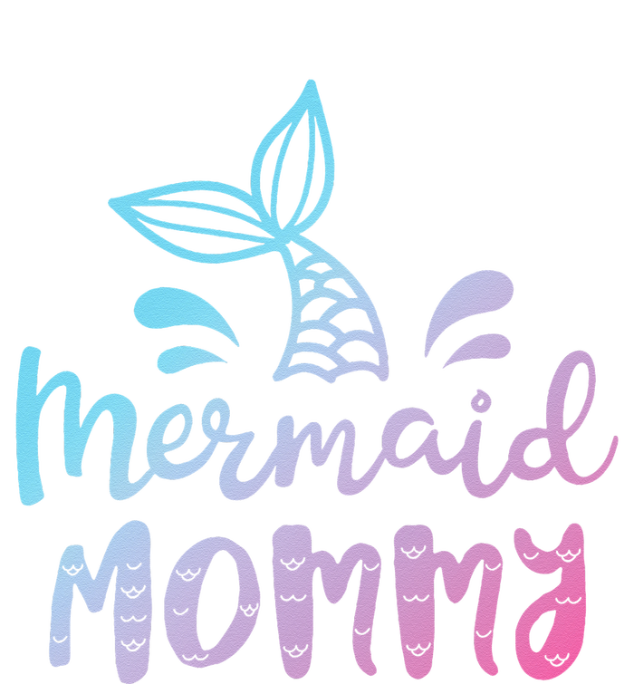 Mermaid Mommy Funny Women Mom Mama Family Matching Birthday Women's Long Sleeve Flannel Pajama Set 