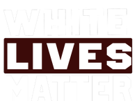 White Lives Matter Women's Tri-Blend 3/4-Sleeve Raglan Shirt