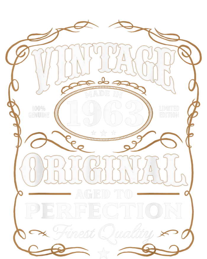 Vintage Made In 1963 55th Birthday Present Gift V-Neck T-Shirt