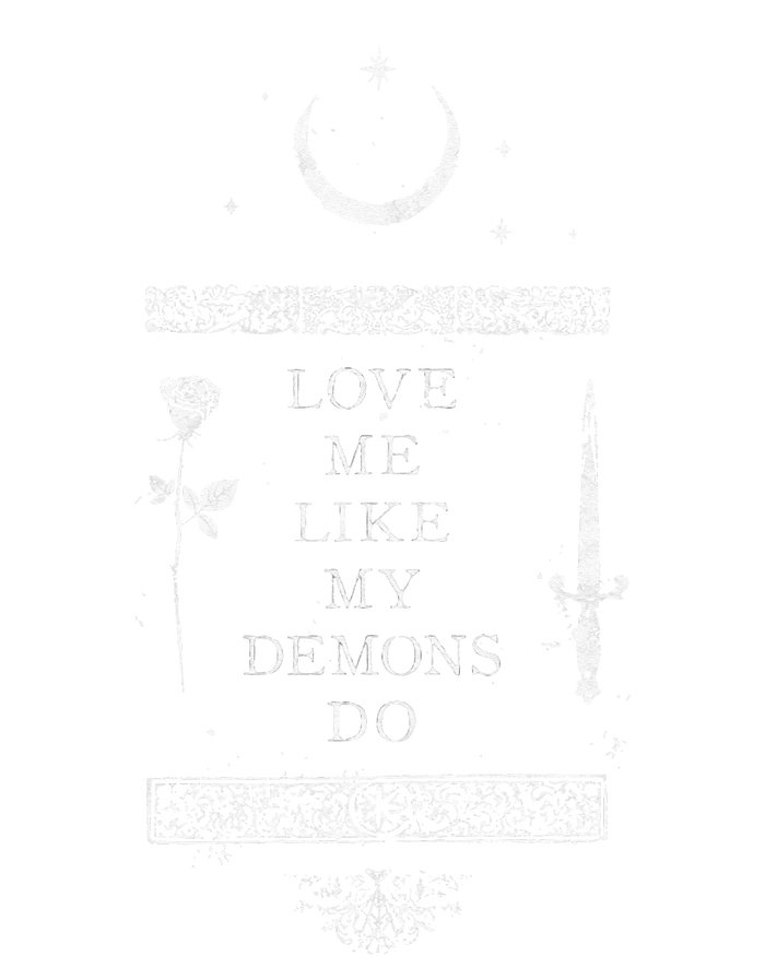 Occult Gothic Grunge Love Me Like My Demons Do Witch Moon T-Shirt