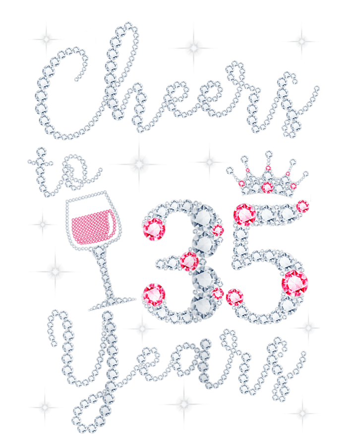 Wo Cheers to 35 Years 1984 35Th Birthday Present Gift Tee For Wo Sweatshirt