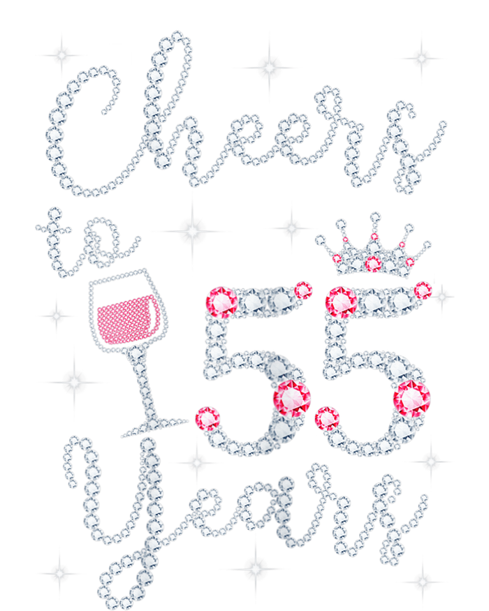 Wo Cheers to 55 Years 1964 55Th Birthday Present Gift Tee For Wo T-Shirt