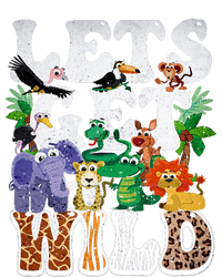 Lets Get Wild Print African Animal ZooKeeper Safari Party T-Shirt