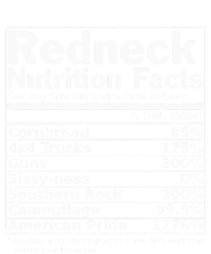 Redneck Nutrition Facts Funny T-Shirt