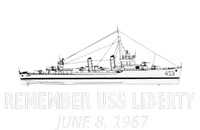 Remember USS Liberty June 8 1967 Valucap Bio-Washed Visor