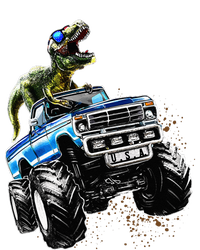 T Rex Dinosaur Monster Truck Patriotic Birthday Gift T-Shirt