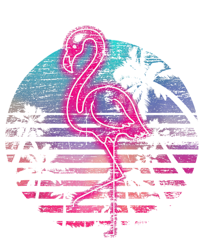 Retro Tropic Flamingo T-Shirt