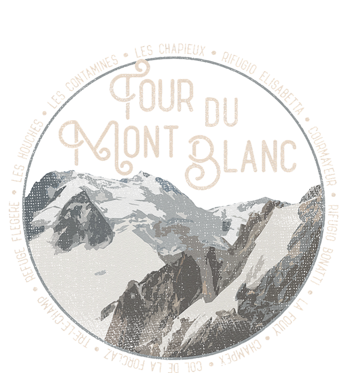 Tour Du Mont Blanc Gear European Hiking Trail Souvenir Hiker T-Shirt