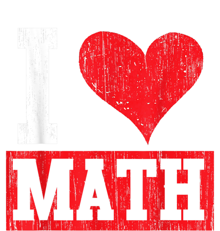 I Love Math Heart Math Magnet