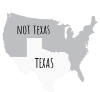 Texas Not Texas With America Map Button