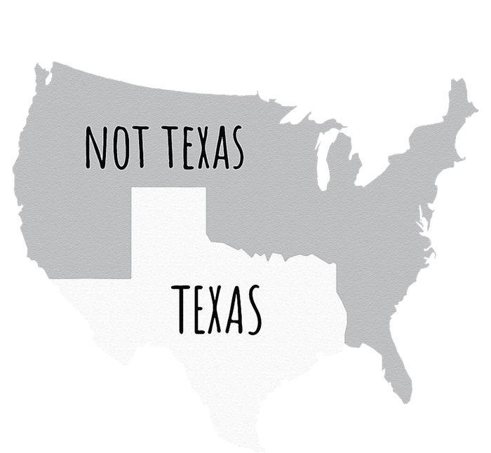 Texas Not Texas With America Map Button