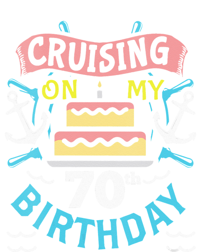 70th Birthday Cruise Trip Men Women Birthday Cruise Women's Strappy Tank