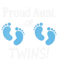 Proud Aunt Of Twin Footprint Design Special Auntie Women's Knotted Racerback Tank