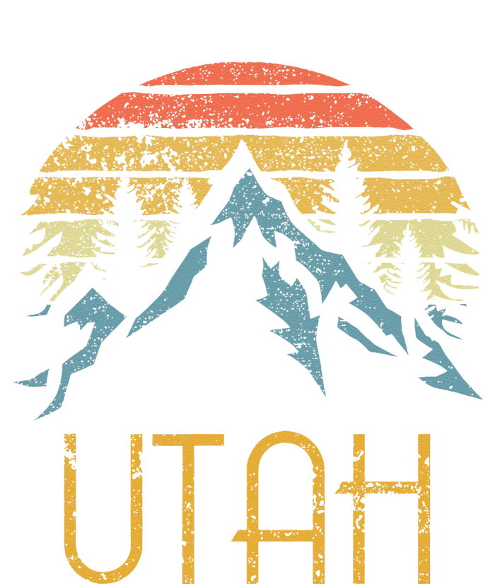 Vintage UT Utah Mountains Outdoor Adventure Ladies Long Sleeve Shirt