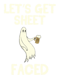 Lets Get Sheet Faced Beer Ghost Hunter Halloween Costume Gift Tie-Dye Long Sleeve Shirt