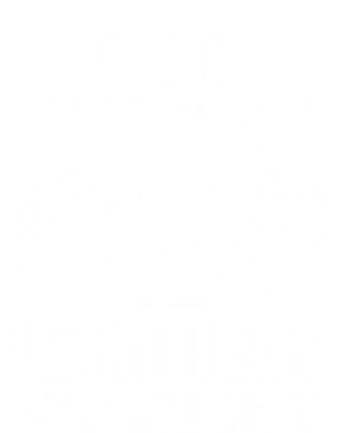 Gaming Games Fathers Day Dad By Day Gamer By Night Gift Short Acrylic Beanie