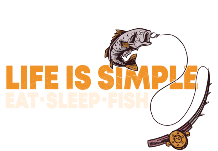 Life Is Simple Eat Sleep Fish Fisher Theme S Cool Gift T-Shirt